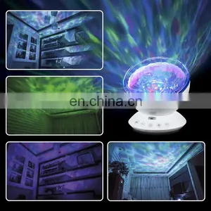 LED Remote Control Undersea Lamp Music Player Night Light Ocean Wave Projector for Kids Christmas Gifts thumbnail-7