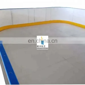 Hockey Dasher Board Frame With a Plastic Handraila Baffle Plate, Ice Hockey Coaching Board, Mini Hockey Boards for Sale thumbnail-5