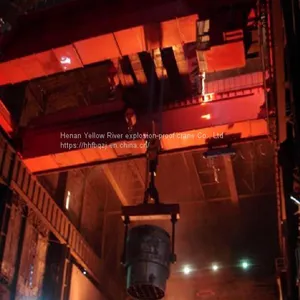 YLD Metallurgical Casting Crane, 20T Ladle Melting Truck, Steel Casting Plant Crane, Liquid Steel Lifting Crane and Singl thumbnail-2