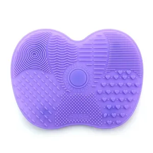 Cleaning Brush Pad Makeup Brush Cleaning Mat Silicone Makeup Brush Cleaner thumbnail-1