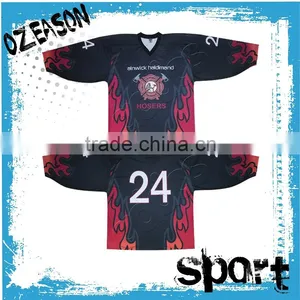 Wholesale High Quality 100% Polyester Sublimation Cheap Team Canadian Hockey Jersey thumbnail-1