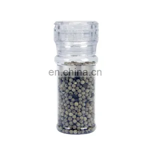 Adjustable Ceramic Grinding Mechanism Transparent Plastic Body Salt And Pepper Grinder thumbnail-1