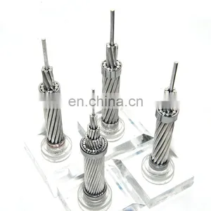Overhead Bare Conductor AAC 100mm2 WASP 7/4.39mm Acsr Aac Phase Wolf Aluminum Conductor Cable thumbnail-1