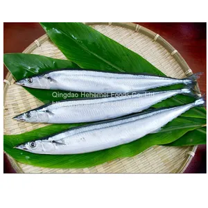 2021 New Good Quality Fresh Seafood Frozen Fish Whole Round Pacific Saury Price for Sale Frozen Pacific Saury W/r thumbnail-1