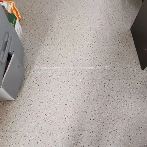 Marbled PVC Flooring Stone Grain Plastic Floor Cement Pattern Plastic Floor Grey LVT Flooring thumbnail-4