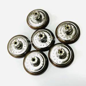 2023 Customized Wholesale Plating Brass Cowboy Button Jeans Buttons for Jeans Clothing thumbnail-1