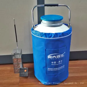 Laboratory Azot Tank Veterinary Liquid Nitrogen Thermos to Freeze Semen 8l 10lter thumbnail-2