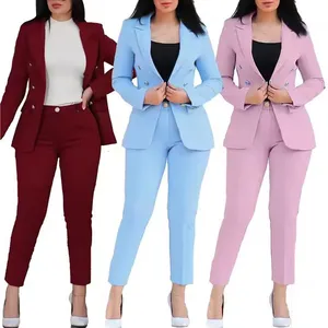 Office Wear Fabric Polyester Rayon (+4%Spandex) Blended Fabric for New Trendy Fashion Business Suits thumbnail-2