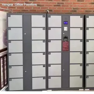 Heavy Duty Electronic Lockers High Frequency Encryption Anti-Magnetic 48 Door Factory Industrial Workplace Security Storage thumbnail-5
