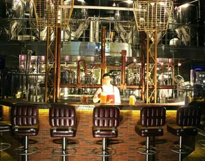 Copper Brewing Equipment for Craft Beer Production With CIP Cleaning System thumbnail-2