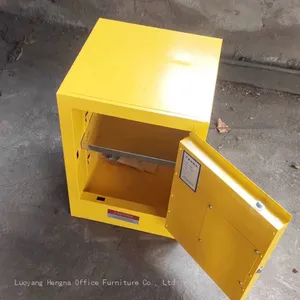 HN-GFL02 45 Gallon Flammable Liquid Cabinet for Garage, Yellow Safety Storage Cabinet With Self-Closing Doors and Epoxy Resin Powder Coating thumbnail-2