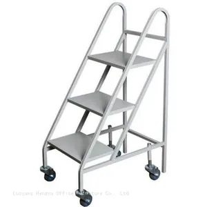 Hengna Library Book Trolley | 3-Tier Storage & Heavy Duty Structure | Schools Offices - Factory Wholesale thumbnail-3