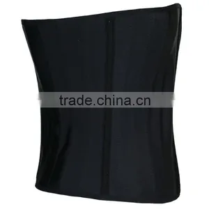 China 2016 Steel Boned Corset Latex/Spandex Waist Cincher Waist Trainer For Women and Man thumbnail-2