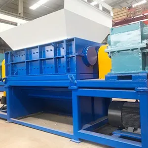 Dual-shaft Metal Shredder, Waste Sheet Metal and Corrugated Steel Tile Crushing and Recycling Equipment thumbnail-1