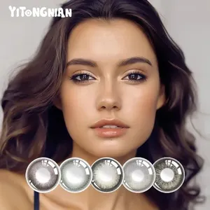14.5mm Blue Lenses Eye Contact Hema Soft Colored Contact Lenses Wholesale Gray Eye Wear thumbnail-5