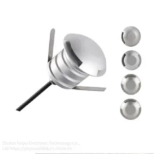 pn Power Led Double-sided Illuminated In-ground Lights Pndm-3w-q Turtle-back Lights thumbnail-1