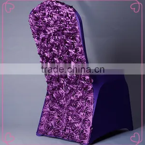 Rosette Spandex Chair Cover for Wedding and Party thumbnail-2