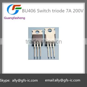 BU406 Switch Triode 7A 200V Low Frequency High Power TO-220 thumbnail-1
