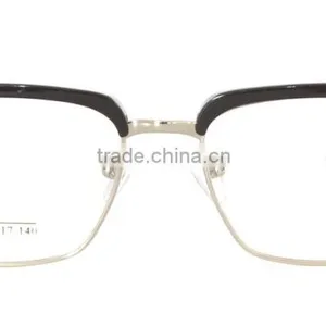 Acetate Square Spectacles Half Frame Vintage Glasses thumbnail-2