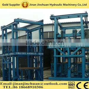 Warehouse Used One Floor to Second Floor Hydraulic Guide Rail Cargo Lift for Sale thumbnail-3