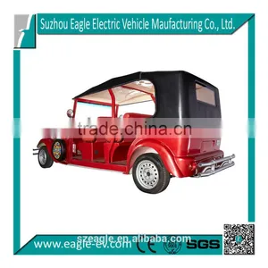 4 Wheel Electric Vehicle , Comfortable Bench Seat With High Backrest, Luxury Classic Design for Wedding Occasion CE Approved thumbnail-2