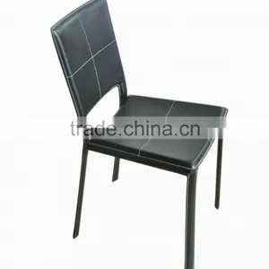 Fashion Hard Pvc Metal Dinning Chair thumbnail-1