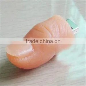 Hot Sale Factory Price Custom Pvc Emulational Finger Usb Drive thumbnail-1