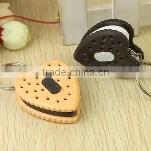 Led Key Chain Heart Shape Cookies Electronics LED Flashing Keychain thumbnail-1