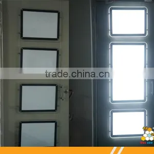 Factory ! Double Sided Hanging LED Crystal Light Box thumbnail-4