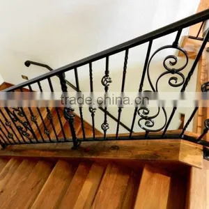 Wrought Iron Stair Railing thumbnail-5