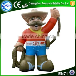 2016 Best Designed Inflatable Advertising Inflatable Cowboy Model for Sale Supplier's Choice thumbnail-1