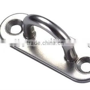 High Quality Stainless Steel AISI304 316 Small Square Marine Lifting Pad Eye Plate thumbnail-3
