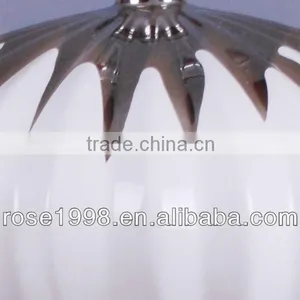Silver Shade and Chrome Base Table Lamp thumbnail-4