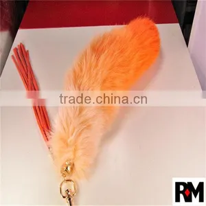 FACTORY WHOLESALE REAL FUR KEYCHAIN thumbnail-1