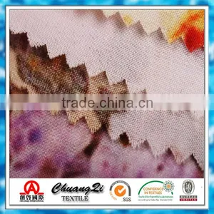 Beautiful Big Red Flowers Digital Printed 100% Rayon Fabric for Wholesale thumbnail-3