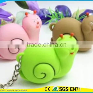 High Quality Novelty Design Animal Assorted Sound Led Keychain thumbnail-4