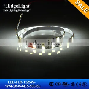 Edgelight 2835 Smd Led Strip Light , DC12V/24V Flexible Light Led Strip , CE/ROHS/UL Listed White Color LED Strip Quality Choice Mo thumbnail-1