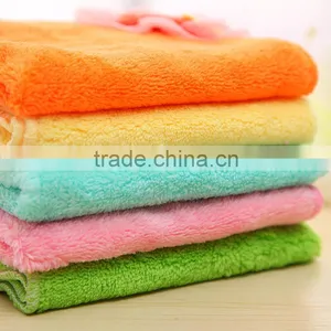 Q064 Sweet Little Cute Custom Candy Colored Coral Cheap Bathroom Wholesale Hand Towel thumbnail-2