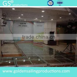 Indoor and Outdoor Performance Glass Stage, Plexiglass Stage, Portable Stage thumbnail-1