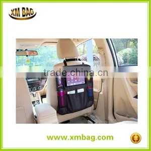 Car Back Seat Organizer With Tablet Holder - Touch Screen Pocke Multipurpose Use as Auto Seat Back Protector, Kick Mat Quality Choice thumbnail-2