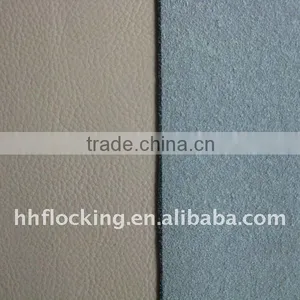 Flock PU Synthetic Sofa Leather thumbnail-1