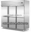 2000L Three Doors Stainless Steel Commercial Refrigerator in Hotel/Restaurant/Cafeteria Kitchen thumbnail-1
