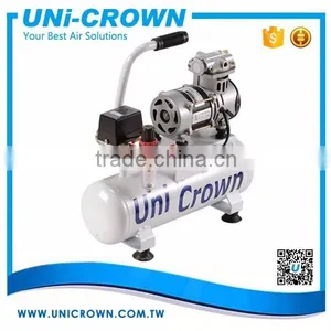 UN-50PT 220V Oilless Air Compressor Set 7kgf/cm2 50LPM 6L 400W thumbnail-1