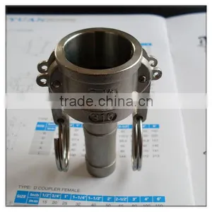 1" High Quality Casting Stainless Steel 316 Camlock Quick Coupler Part C thumbnail-1