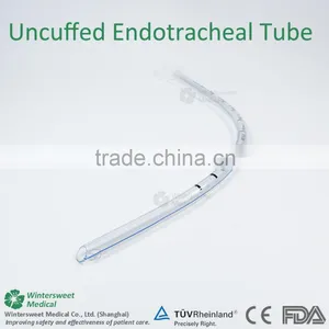 ISO CE Marked Uncuffed PVC Disposable Medical Tracheal Tube thumbnail-1