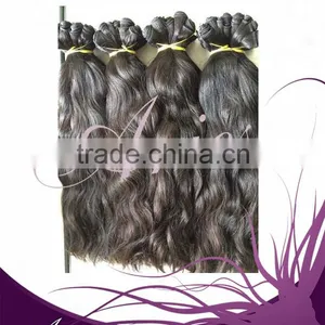Double Weft Wave Remy Virgin Hair Human Hair Extension thumbnail-1