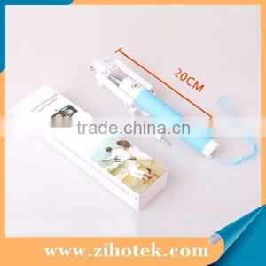 2015 Newest Mini Protable Bluetooth Selfie Stick For Iphone/Samsung Smart Phone Universal Mobile Phone Mini Foldable Monopod thumbnail-1