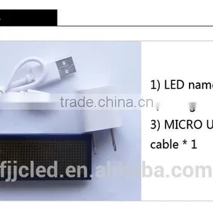 LED Name Tag / LED Name Badge for Scrolling Messages thumbnail-5