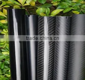 23*20*1000 3K Carbon Fiber Round Tube Pipe/Carbon Fibre Tube, Roll Wrapped Carbon Tube thumbnail-3