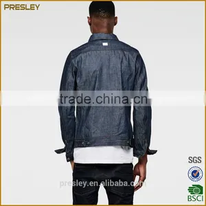 2016 New Arrival Bulk Plain Cotton Washing Fashion Men Denim Jacket thumbnail-3